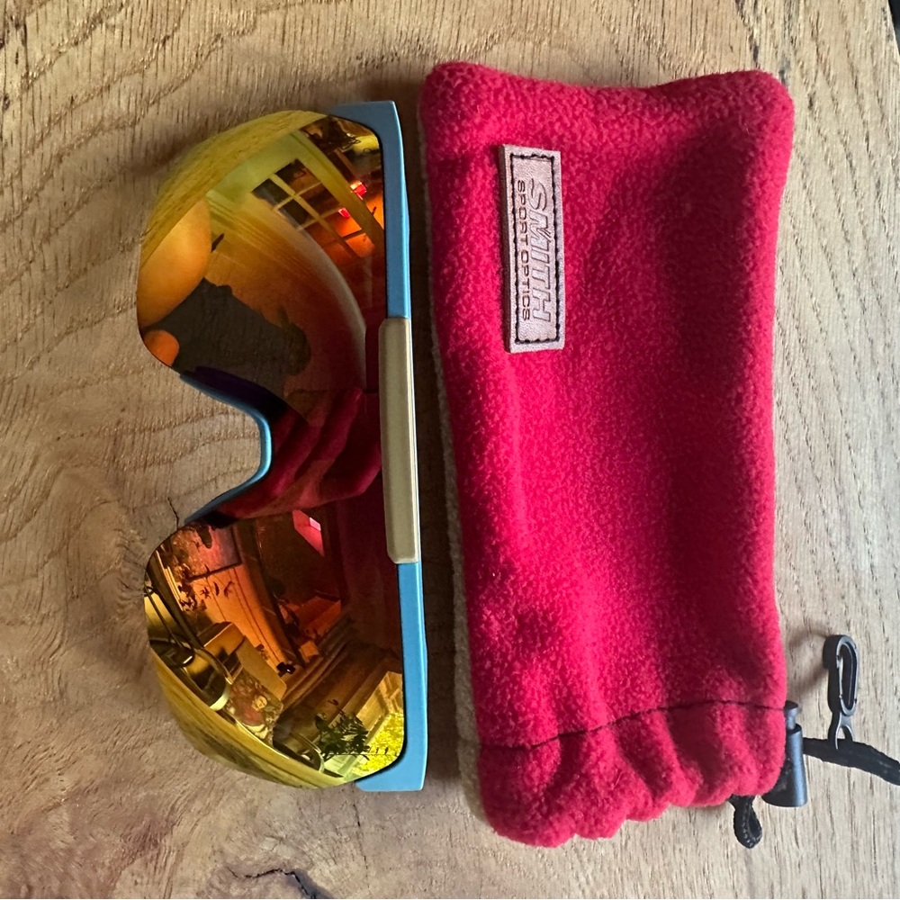 SMITH XC Storm Birch + ChromaPop Red Mirror Lens